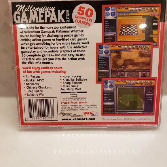 Valu Soft Millennium Gamepack Platinum Computer Game - Picture 2 of 4